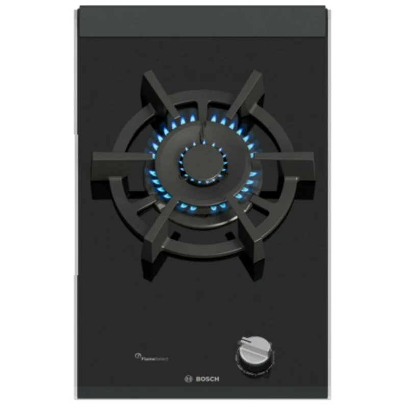 Detalle de Bosch Serie 8 PRA3A6I10: Placa de gas con Wok FlameSelect de 1 zona y 6 kW
