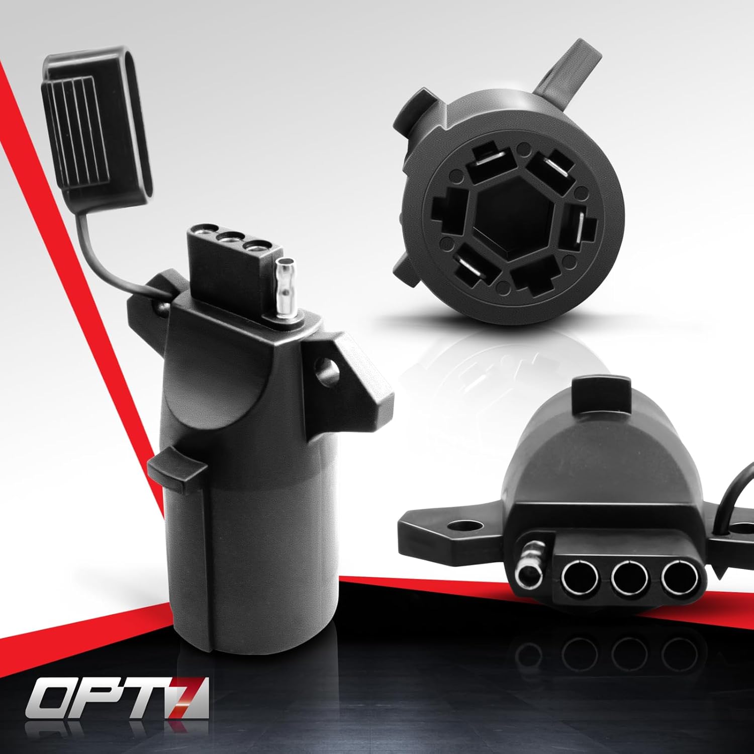 Thumbnail 5 de OPT7 7 Pin to 4 Pin Trailer Adapter 3.75"