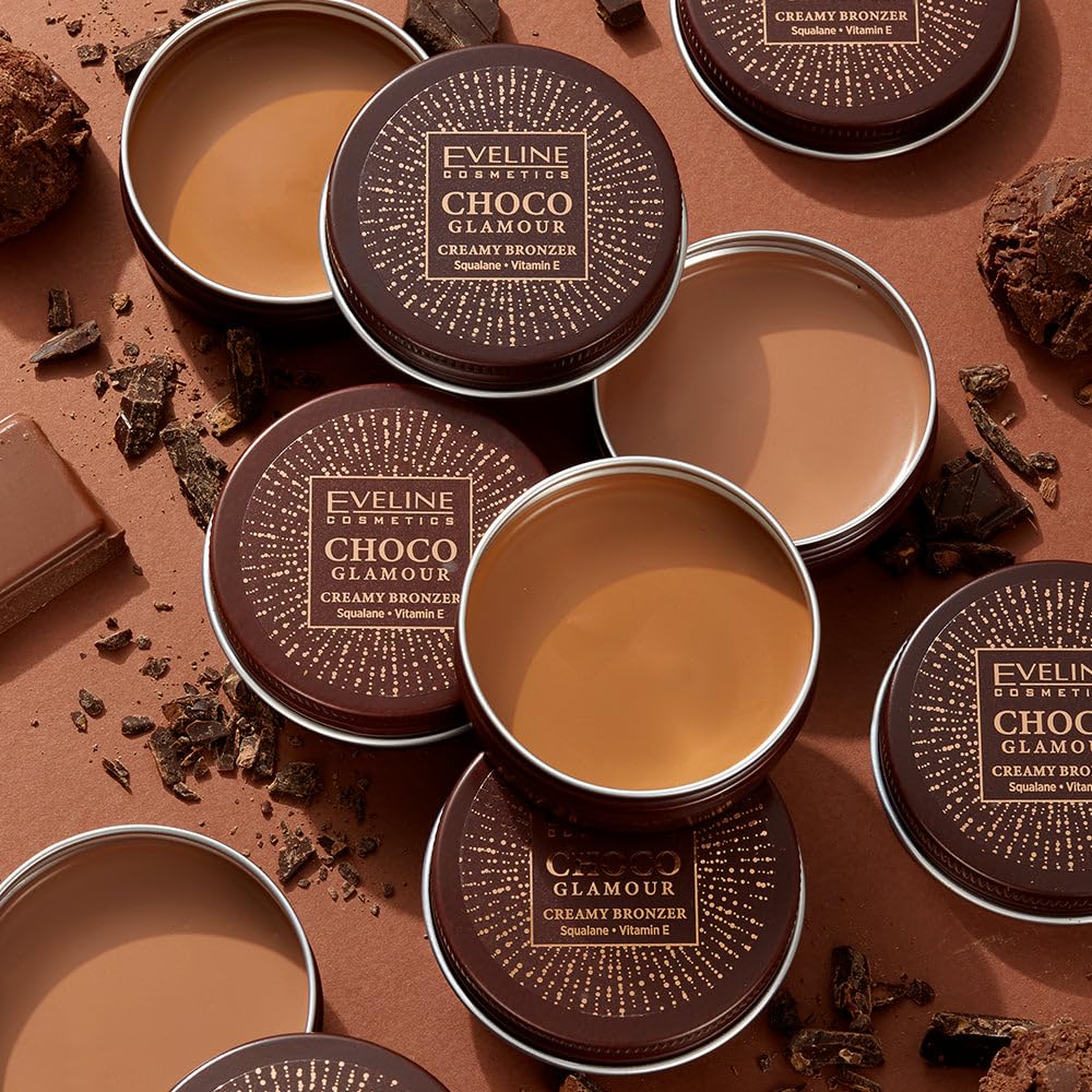 Thumbnail 5 de Eveline Cosmetics Choco Glamour Cream Bronzer mit Squalan & Vitamin E (30 g)