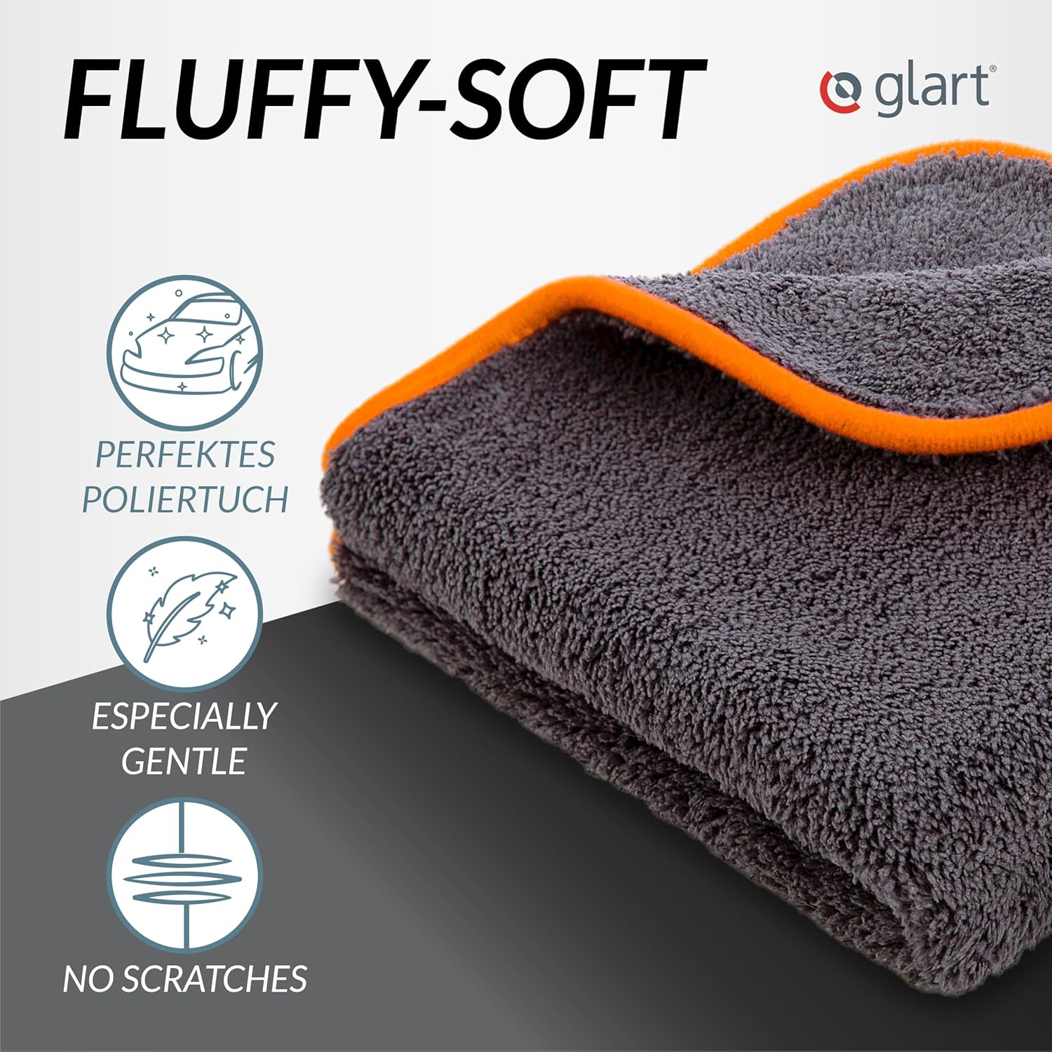 Thumbnail 1 de Glart 443TPO 3 Super Absorbent Microfibre Thick Plush Cloths 40 x 40 cm