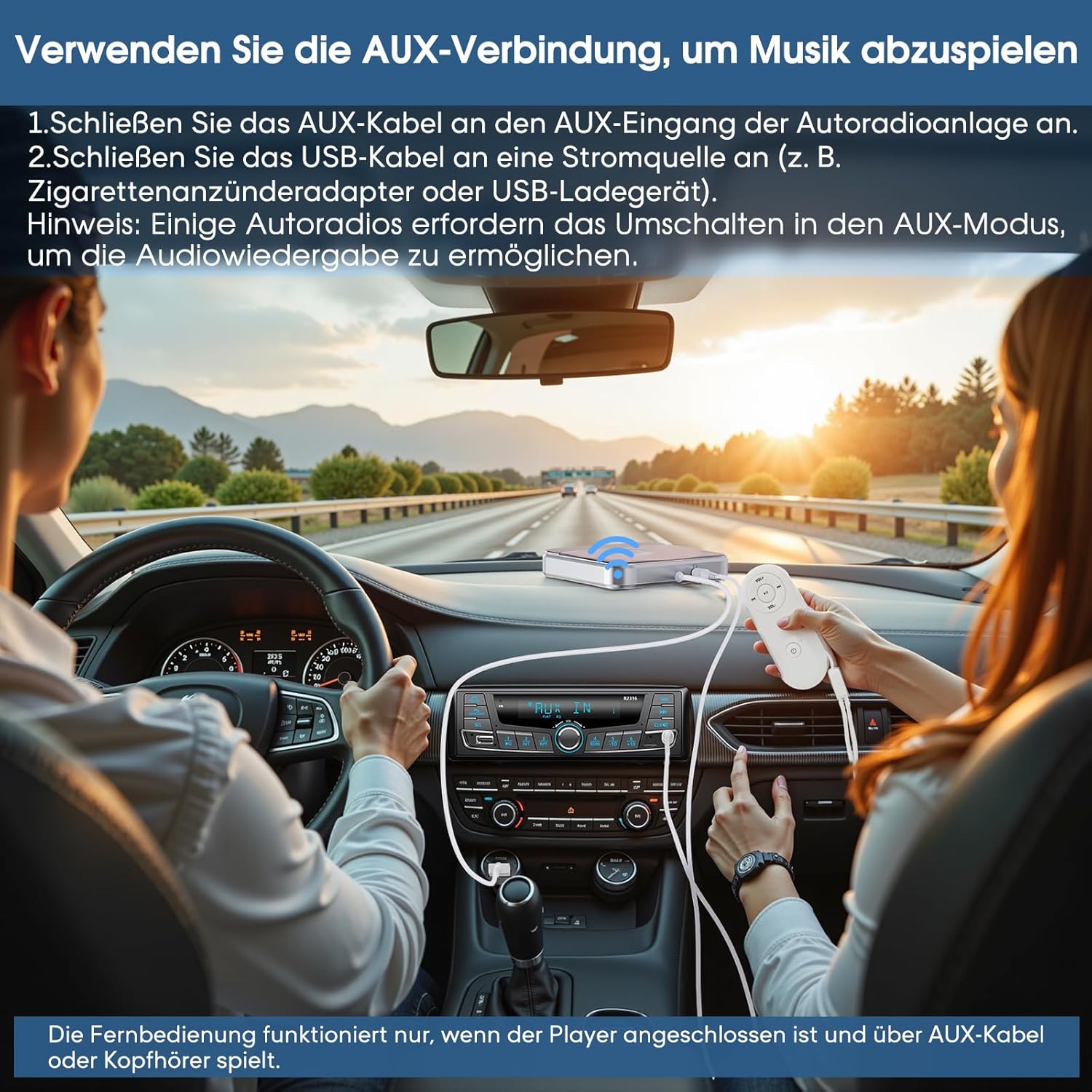 Detalle de CD-Player fürs Auto mit USB/AUX-Anschluss von CENXINY – universeller Externer CD-Player