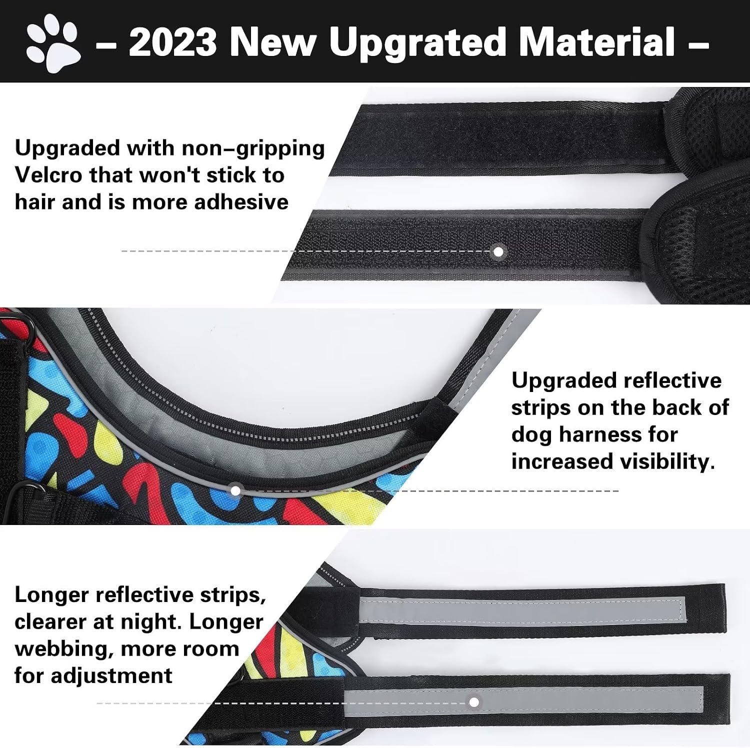 Detalle de Belababy Service Dog Harness, L reflective