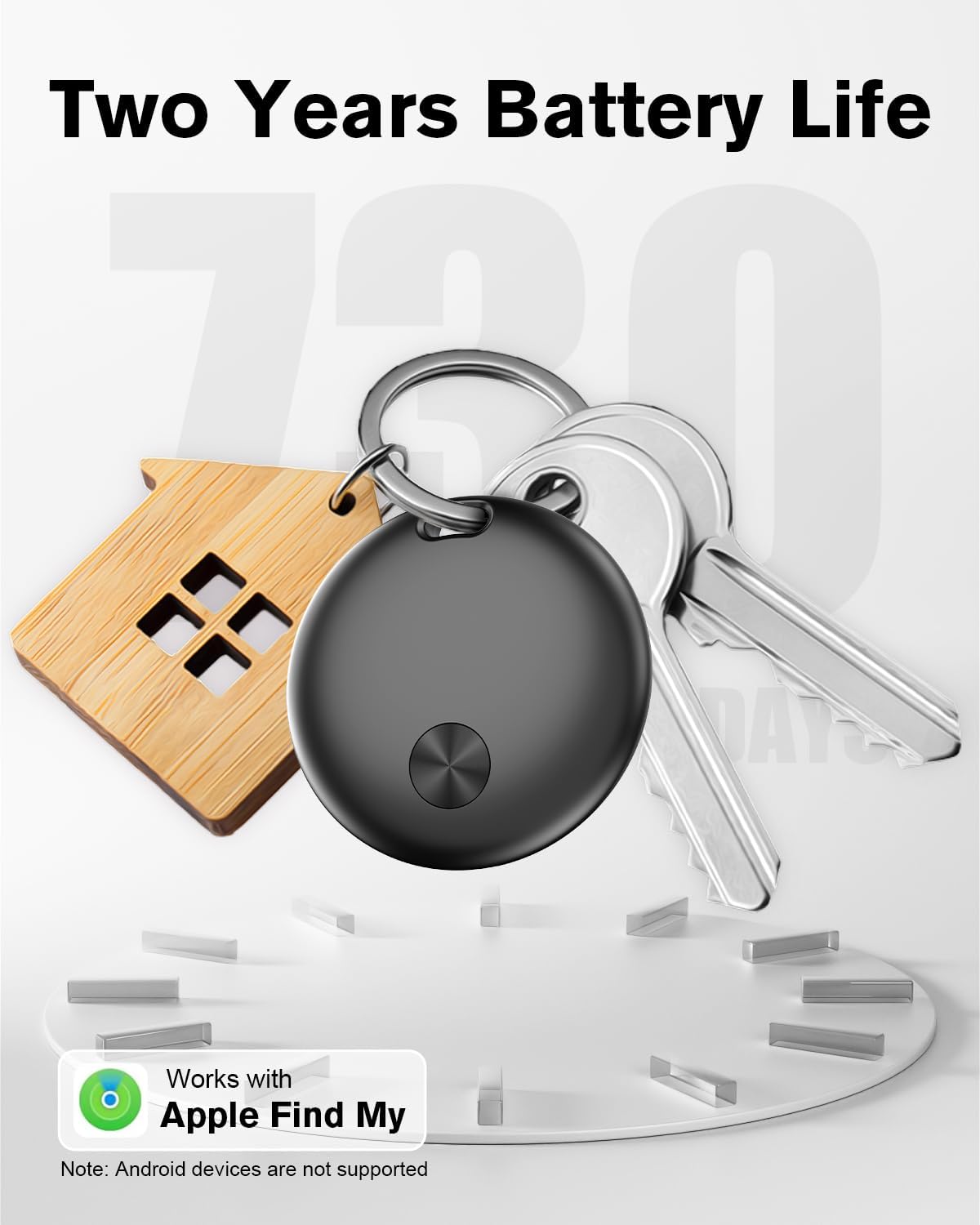 Thumbnail 5 de weTag mini Air Tracker Tag Compatible with Find My, 4‑pack