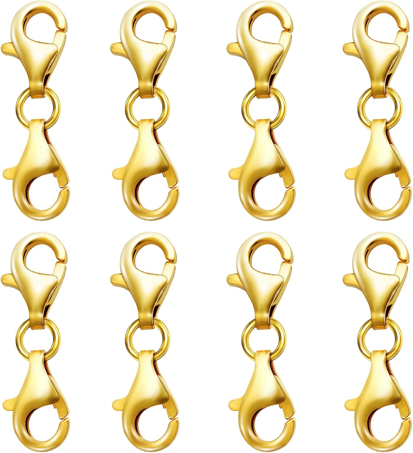 Thumbnail 6 de OHINGLT Double-Ended Jewelry Clasps Brass