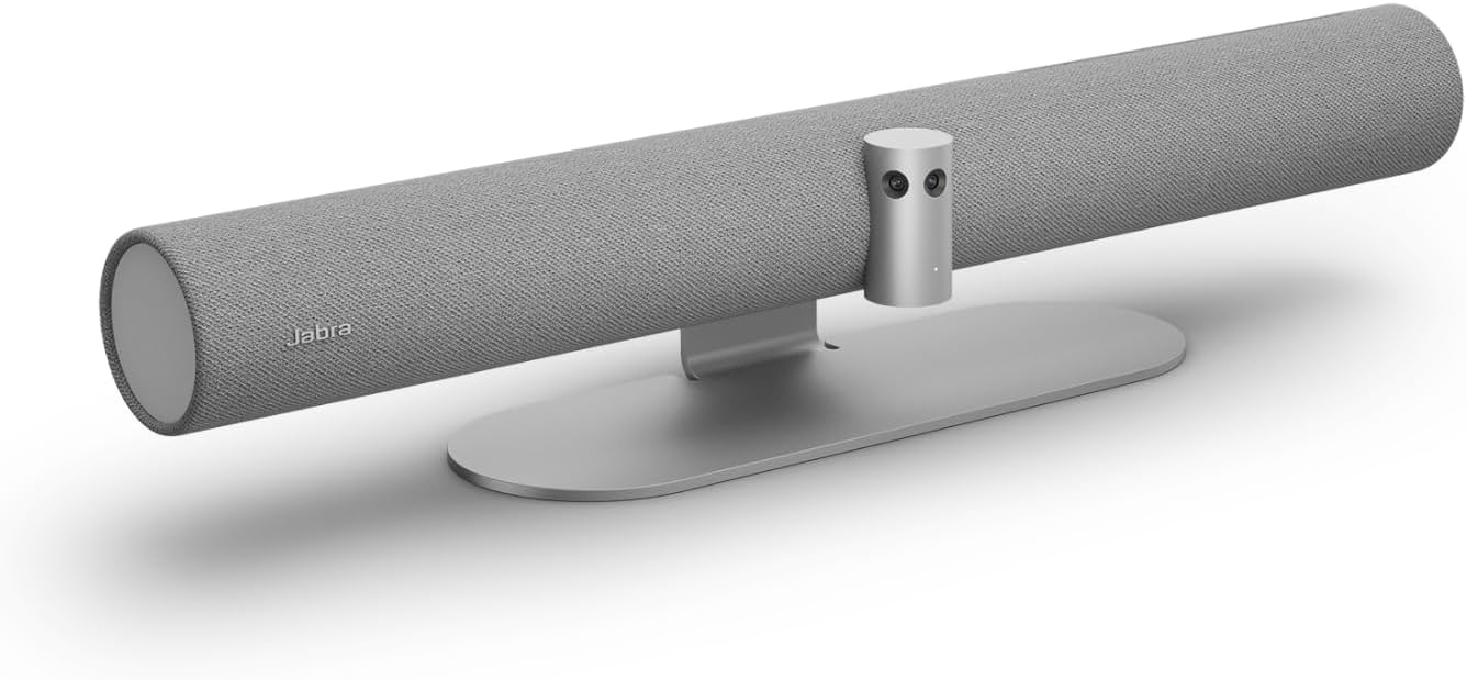 Barre vidéo panoramique 4K Jabra PanaCast 50 – Caméra de visioconférence pour petites et moyennes salles