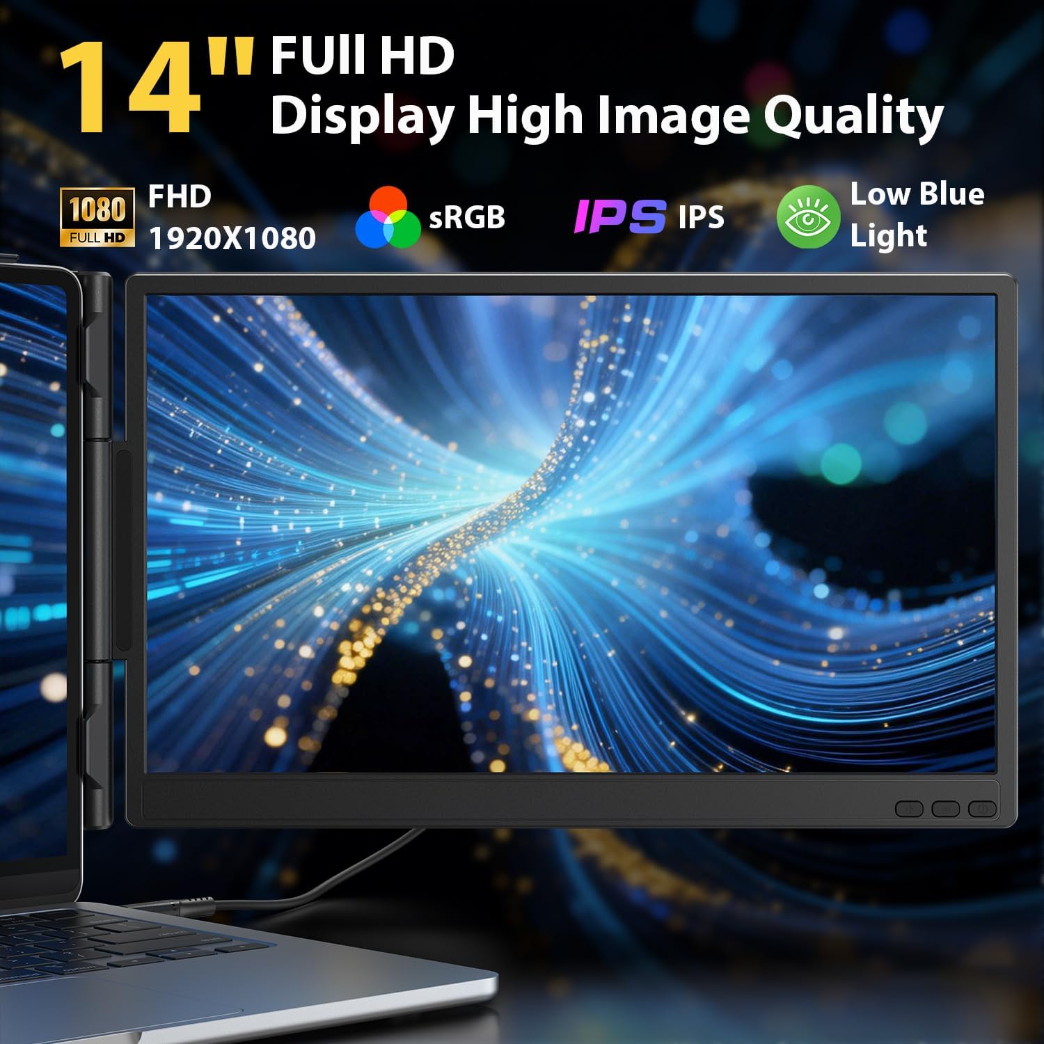 Thumbnail 2 de APILDELLA 14 Dual Laptop Screen Extender