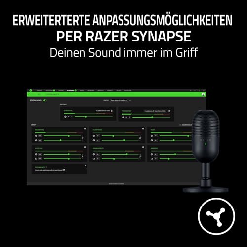 Thumbnail 6 de Razer Seiren V3 Mini – Ultrakompaktes USB-Mikrofon für klare Sprache