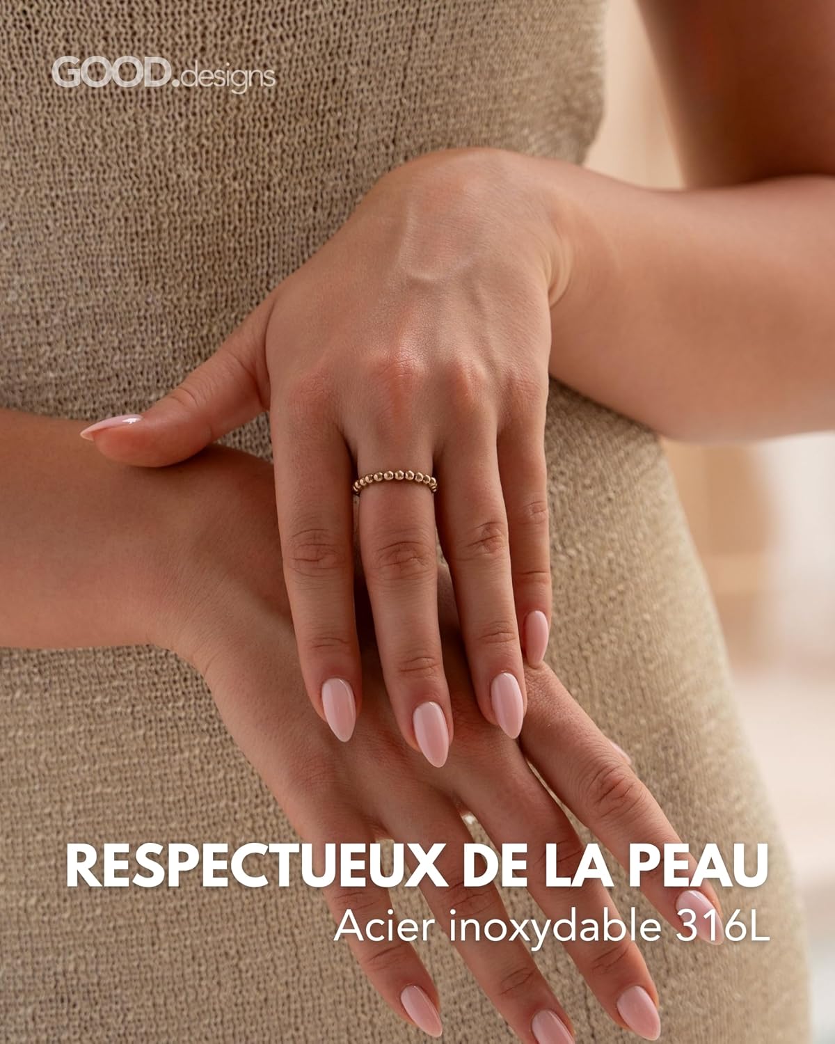 Detalle 2 de GD GOOD.designs Anneau antistress perles 3 mm đ