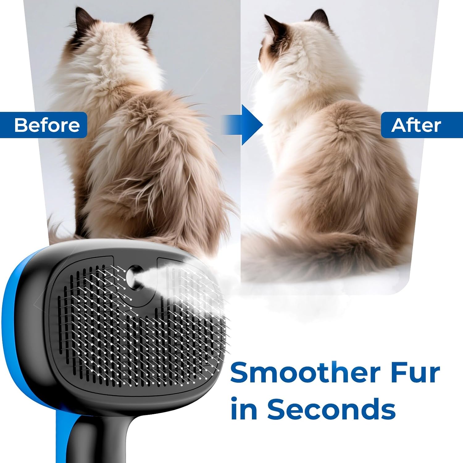 Thumbnail 6 de Pecute Katzenbürste mit Dampf – multifunktionale Pflege für Fell von Katzen und Hunden
