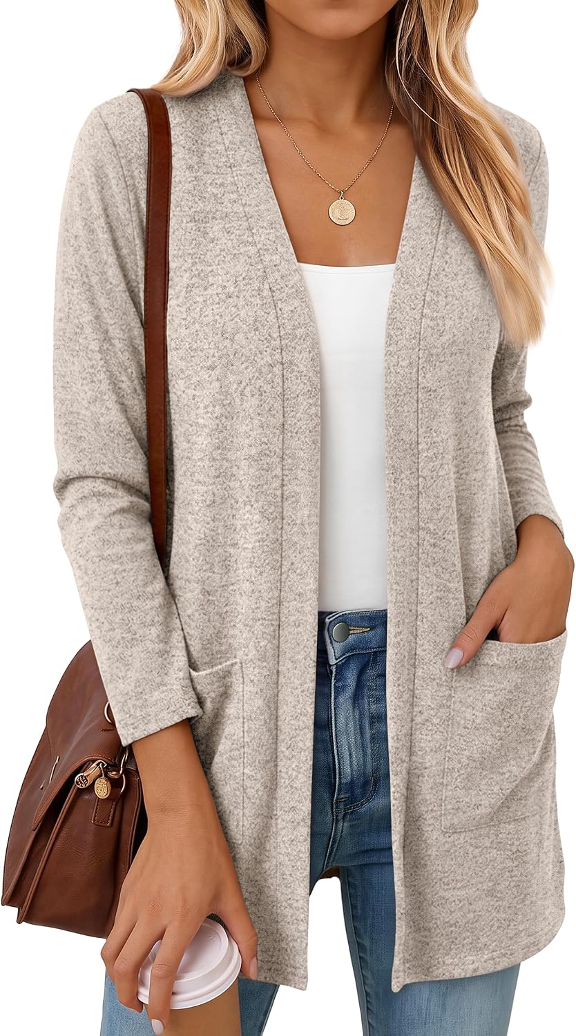 Detalle de LILLUSORY Women's Cardigan, Polyester Blend