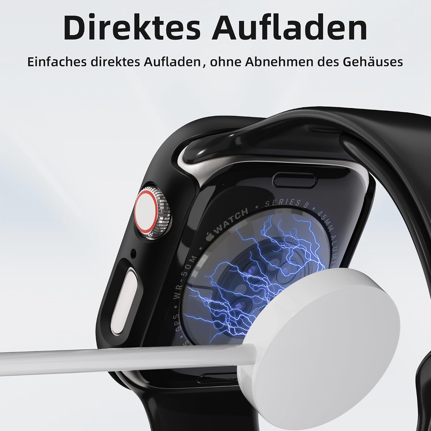 Detalle 2 de Apple Watch Hülle mit Displayschutz, 2er Set