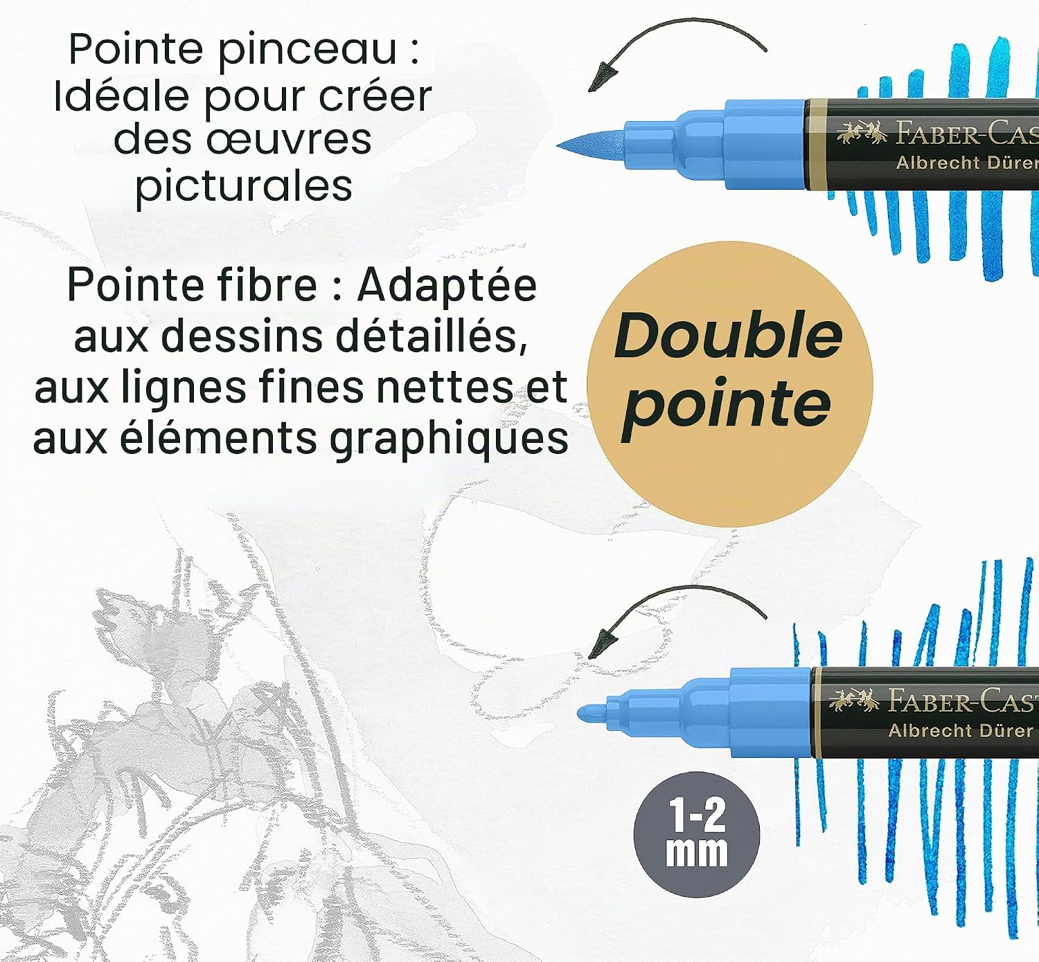 Thumbnail 4 de Faber-Castell 160310 Marqueur d'Aquarelle Albrecht Dürer — Boîtes de 10