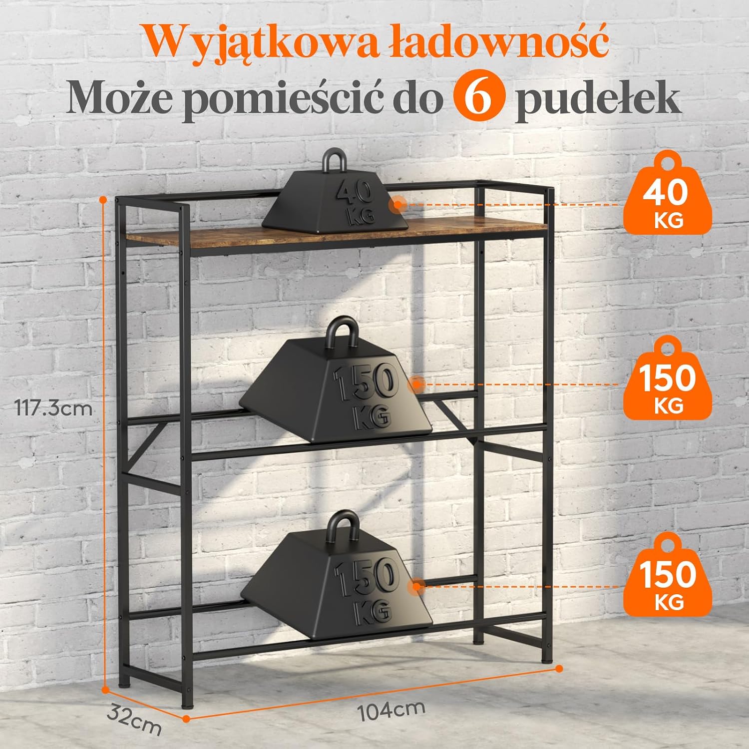 Detalle 2 de Lifewit 24187 – stojak na skrzynki na napoje z półką, do 6 skrzynek