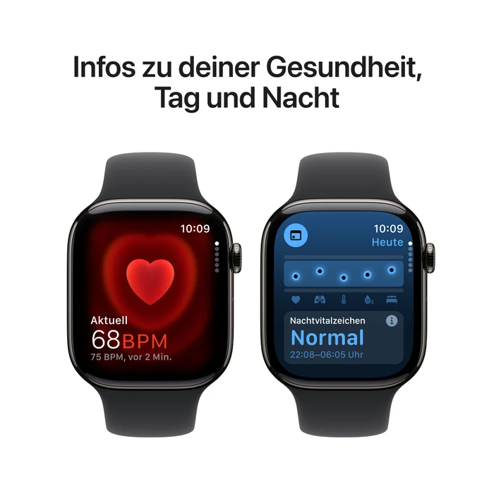 Thumbnail 6 de Apple Watch Series 10 4G (46 mm) Titan Schwarz mit Sportarmband M/L