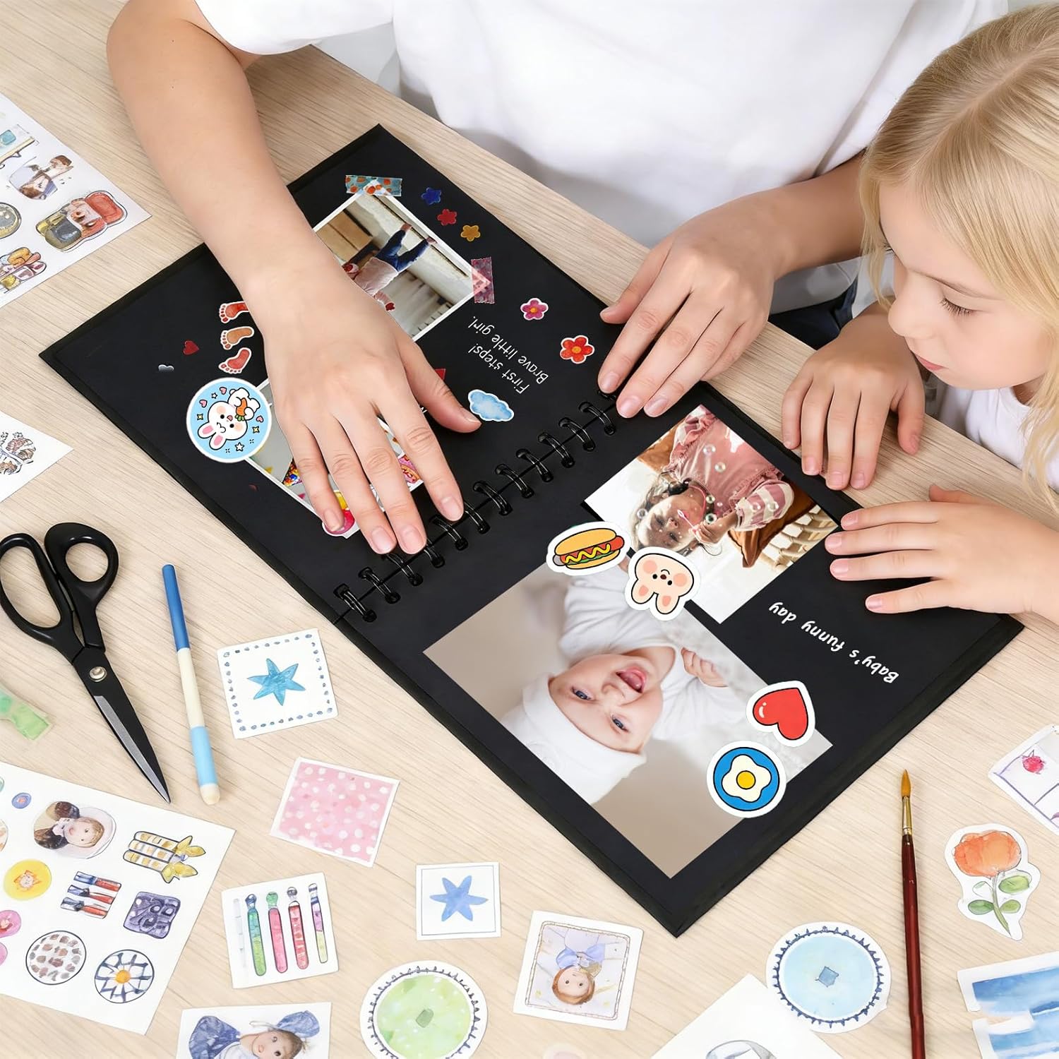 Thumbnail 3 de Remowith Fotoalbum Zum Selbstgestalten 18x18 cm – DIY Scrapbook mit 40 Seiten