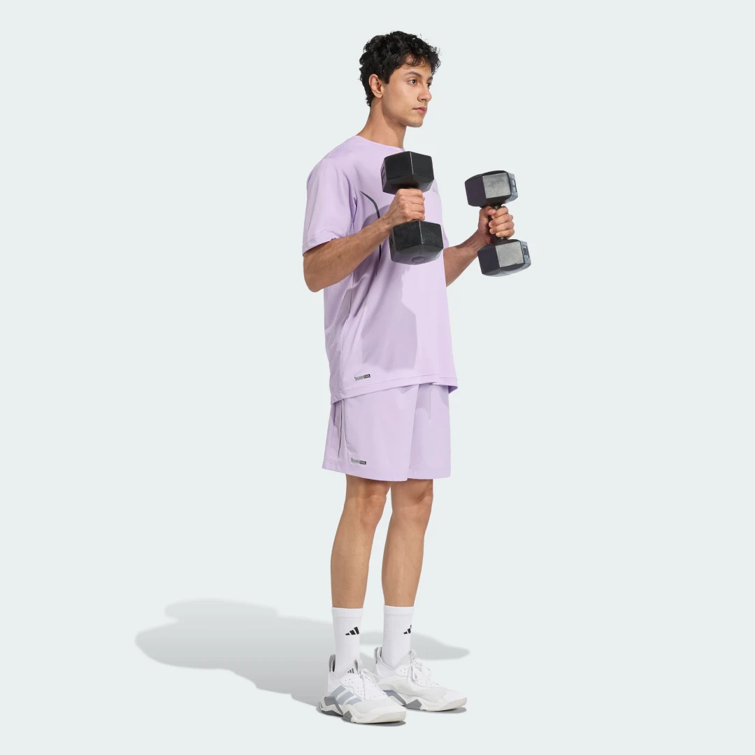 Thumbnail 2 de Pantalón corto Tech Apparel de Adidas en color violeta