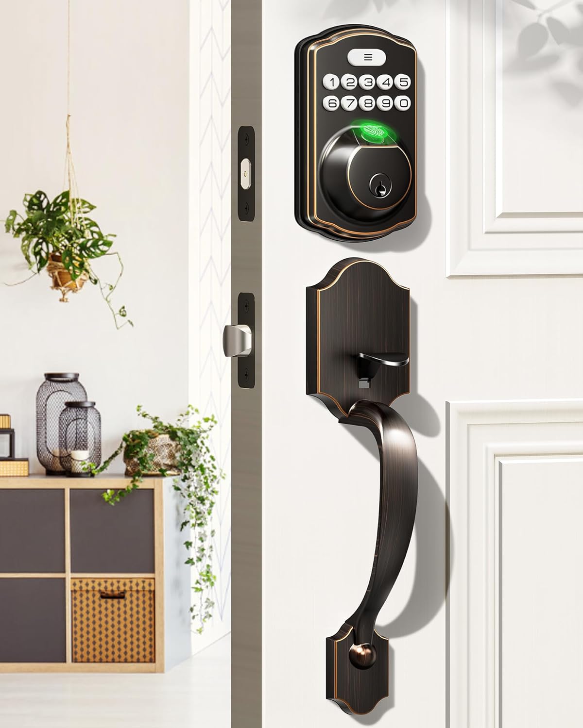 Detalle de Veise Fingerprint Deadbolt Lock KS02D