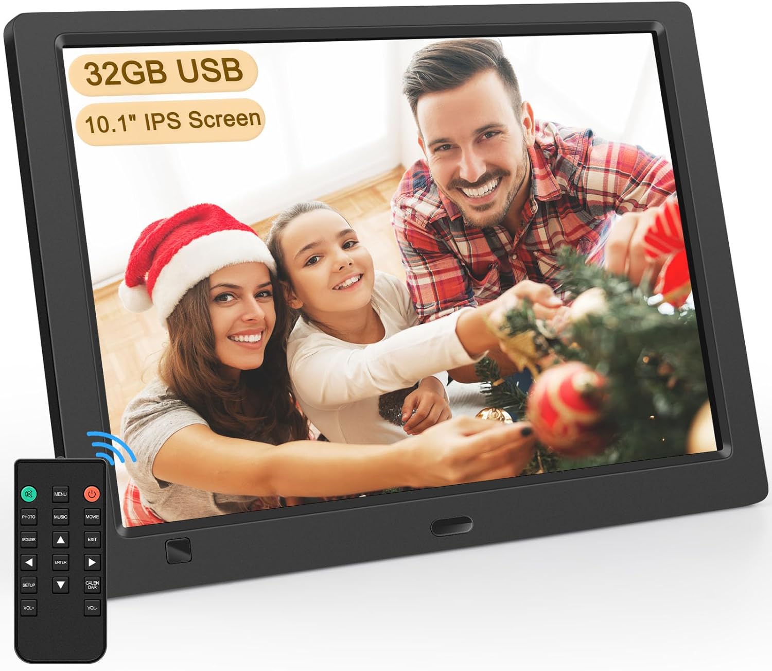 Detalle de Digitaler Bilderrahmen 10,1" IPS mit 32 GB Stick 🖼