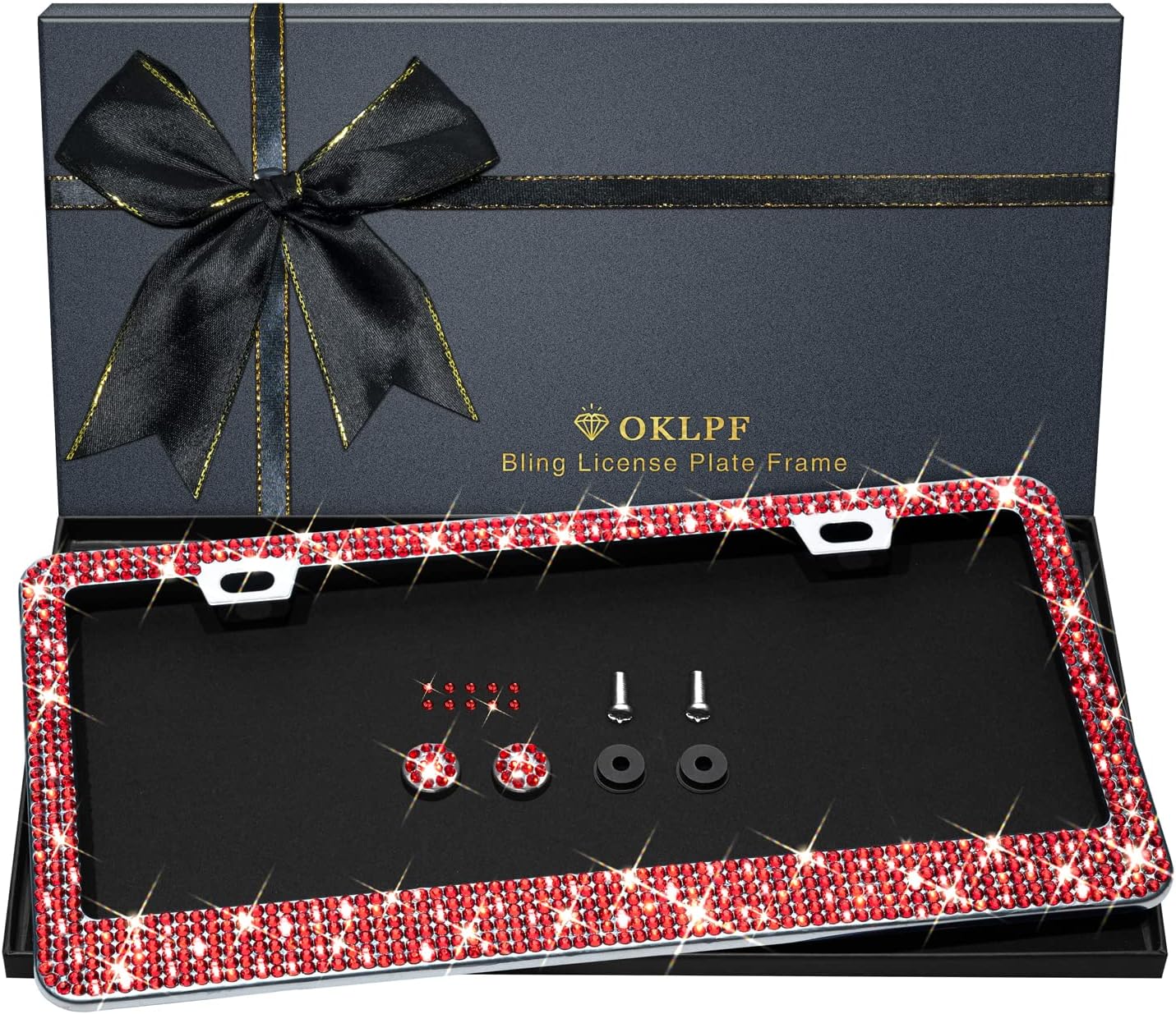 Thumbnail 6 de Bling License Plate Frame 1200+ Crystals