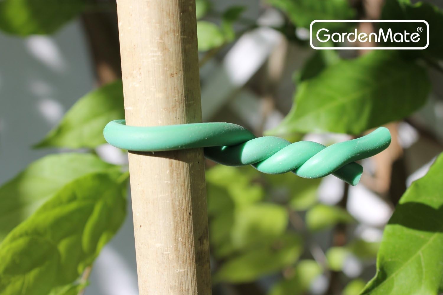 Detalle de GardenMate bobina di filo di ferro per giardinaggio rivestito gommato con schiuma 5 mm, 5 m