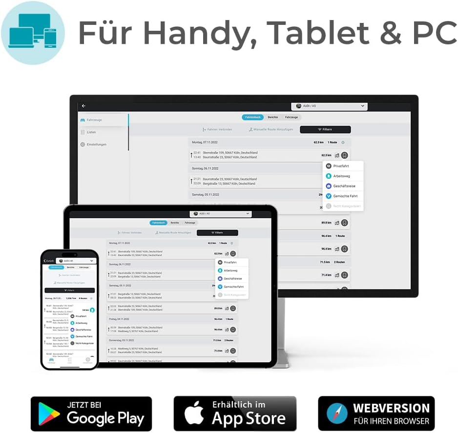 Thumbnail 3 de Salind GPS Fahrtenbuch Tracker