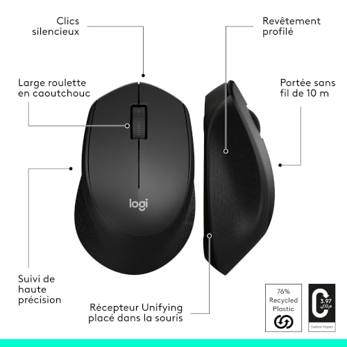 Thumbnail 7 de Logitech M330 Silent Plus Souris Sans Fil – Confort et silence fiables pour une utilisation quotidienne