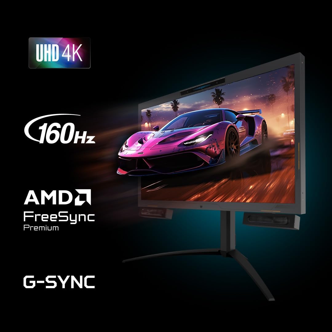 Detalle de Acer Predator SpatialLabs View 27 PSV27-2 27" Ultra HD Stereoscopic 3D Gaming Display with Eye Tracking & 160Hz