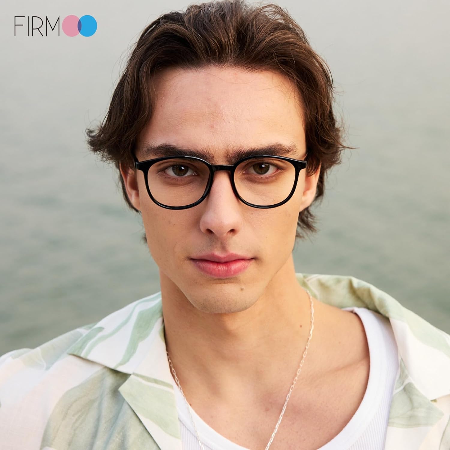 Detalle 2 de Firmoo Blaulicht Brille Computerbrille mit UV-Schutz (TR90, 11 g) für Damen und Herren