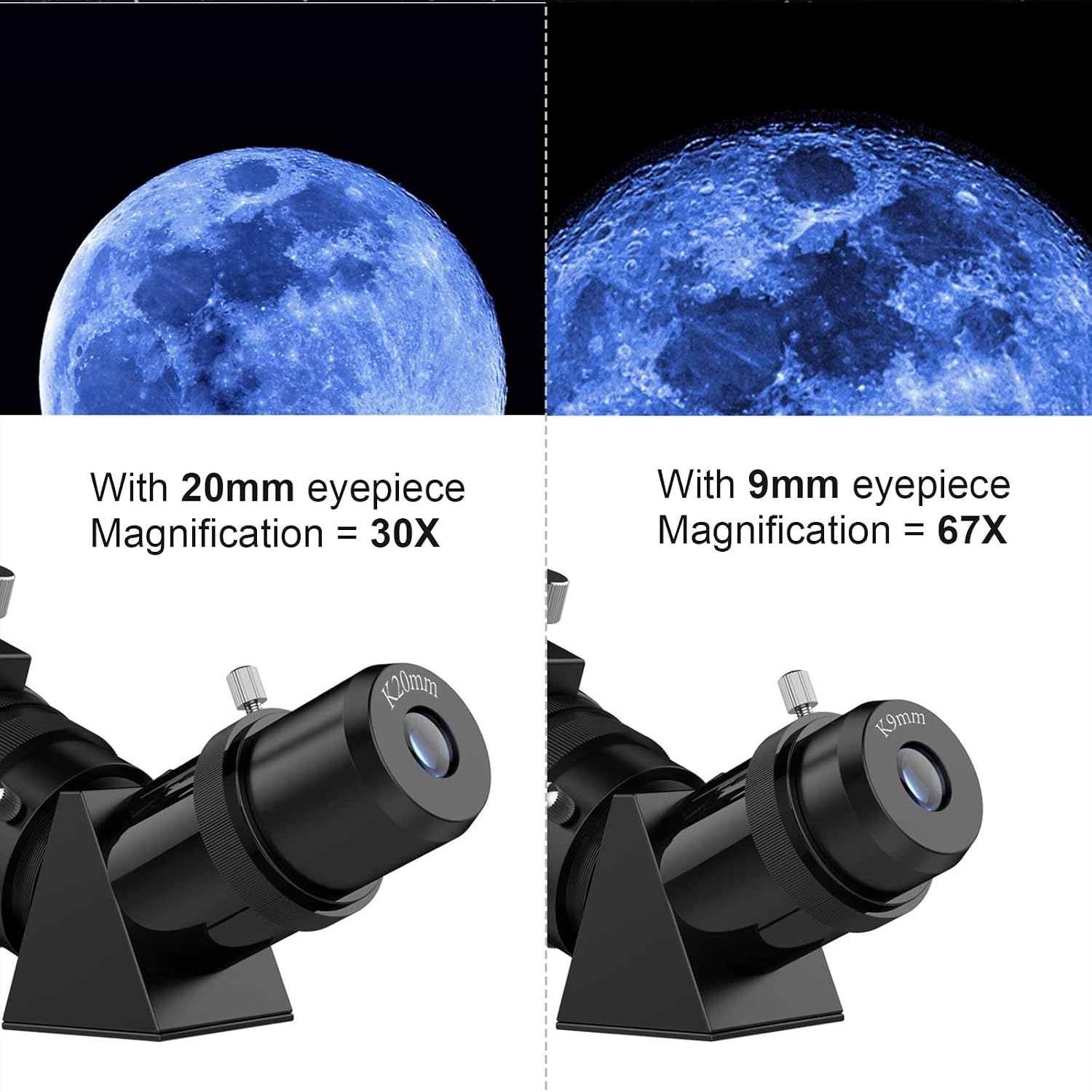 Thumbnail 3 de EACONN 80mm Aperture Travel Refractor Telescope – Compact, Portable & Ready for Beginners