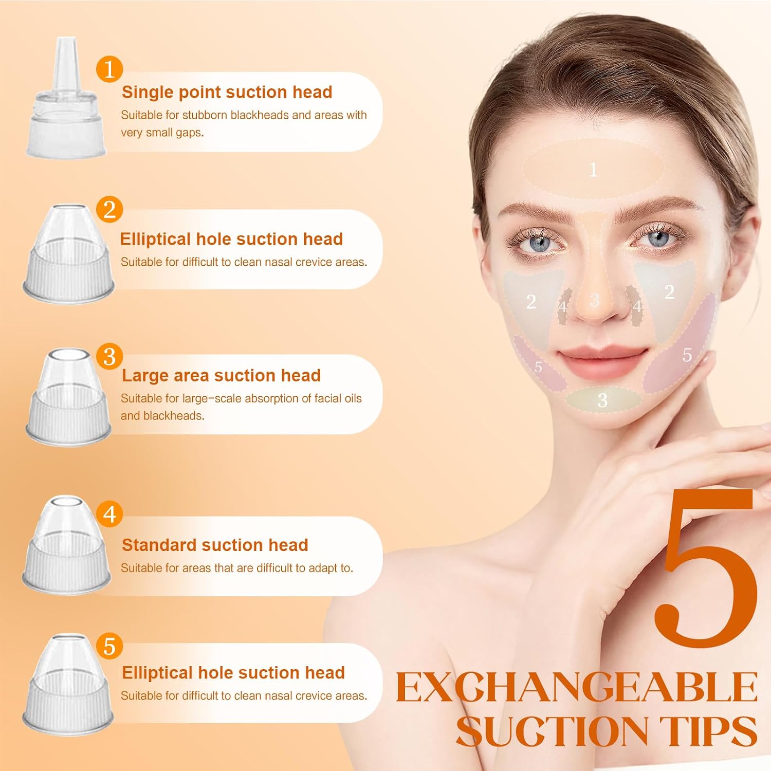 Thumbnail 3 de IGEAIIE Blackhead Remover Vacuum with 3 Suction