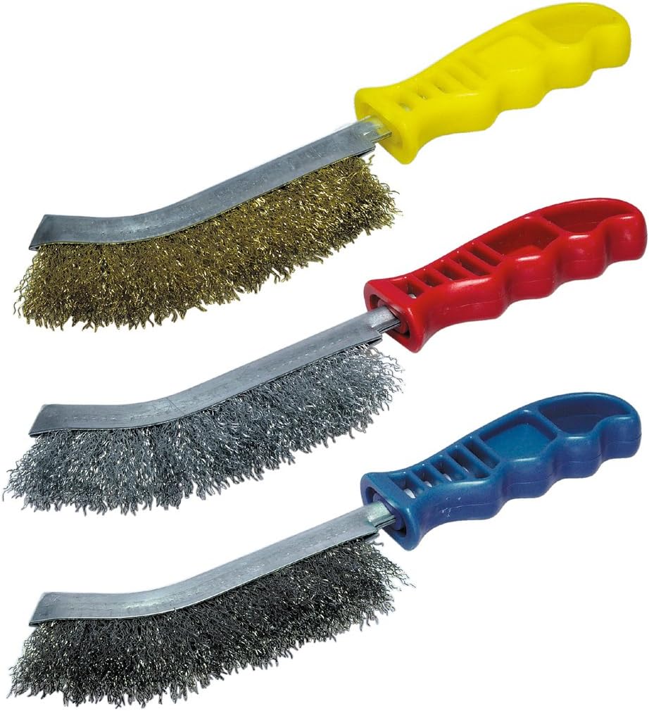 Wolfcraft Hand Wire Brush Set, 3 pcs. (I 2138000)