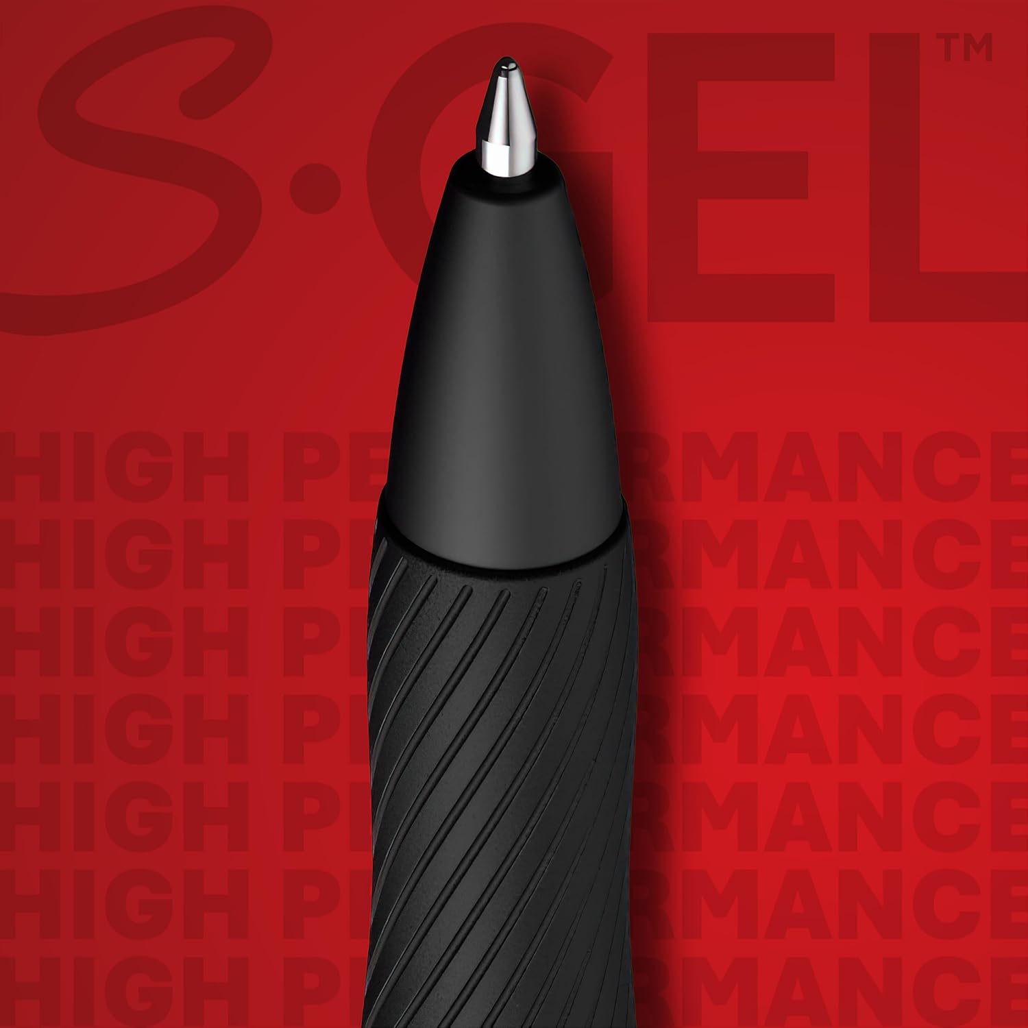 Detalle 2 de Sharpie S-Gel Gel Pens, Black Barrel, 0.7mm – 12 Pack