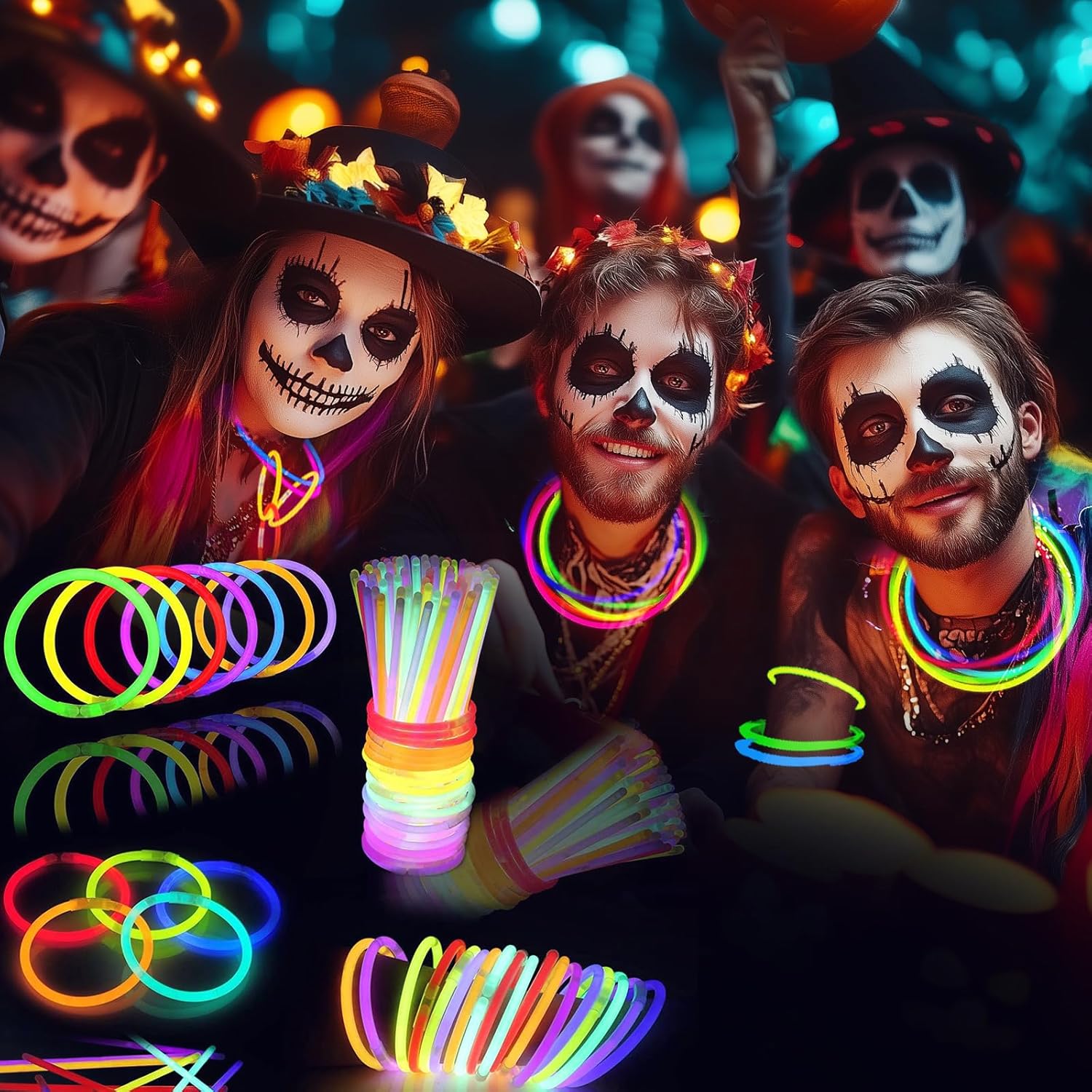 Thumbnail 6 de Prtoworior 100 Bracelet fluorescent pour fête 🎉