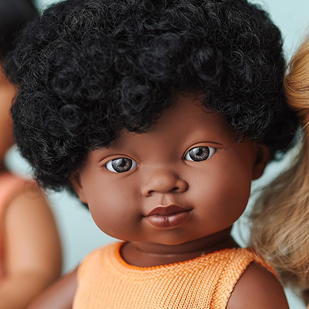 Thumbnail 2 de Miniland Puppe, 38 cm, afrikanisches Mädchen – My Friends & Me Kollektion