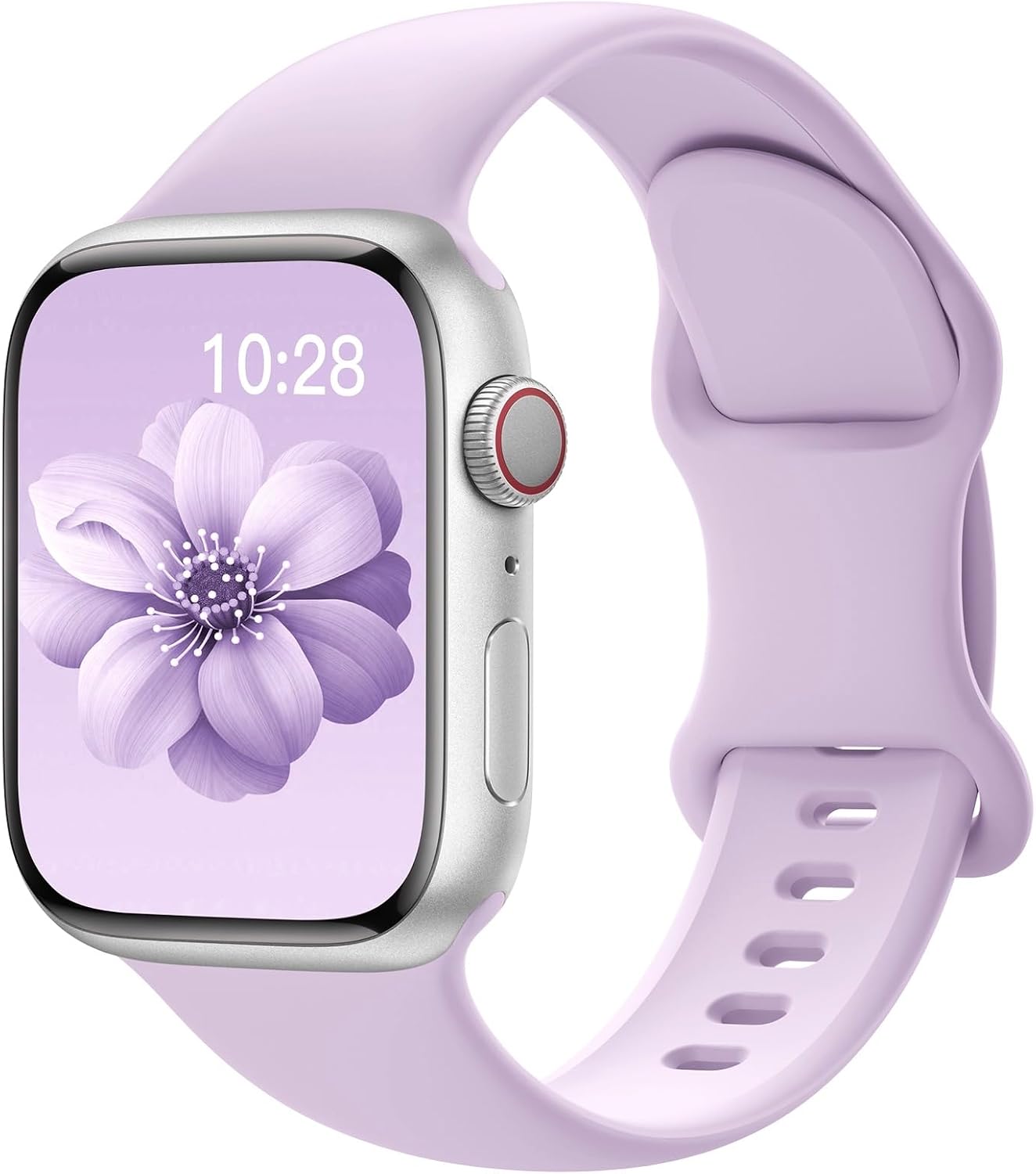 Detalle de Yoohoo Soft Silicone Strap 38mm Lavender
