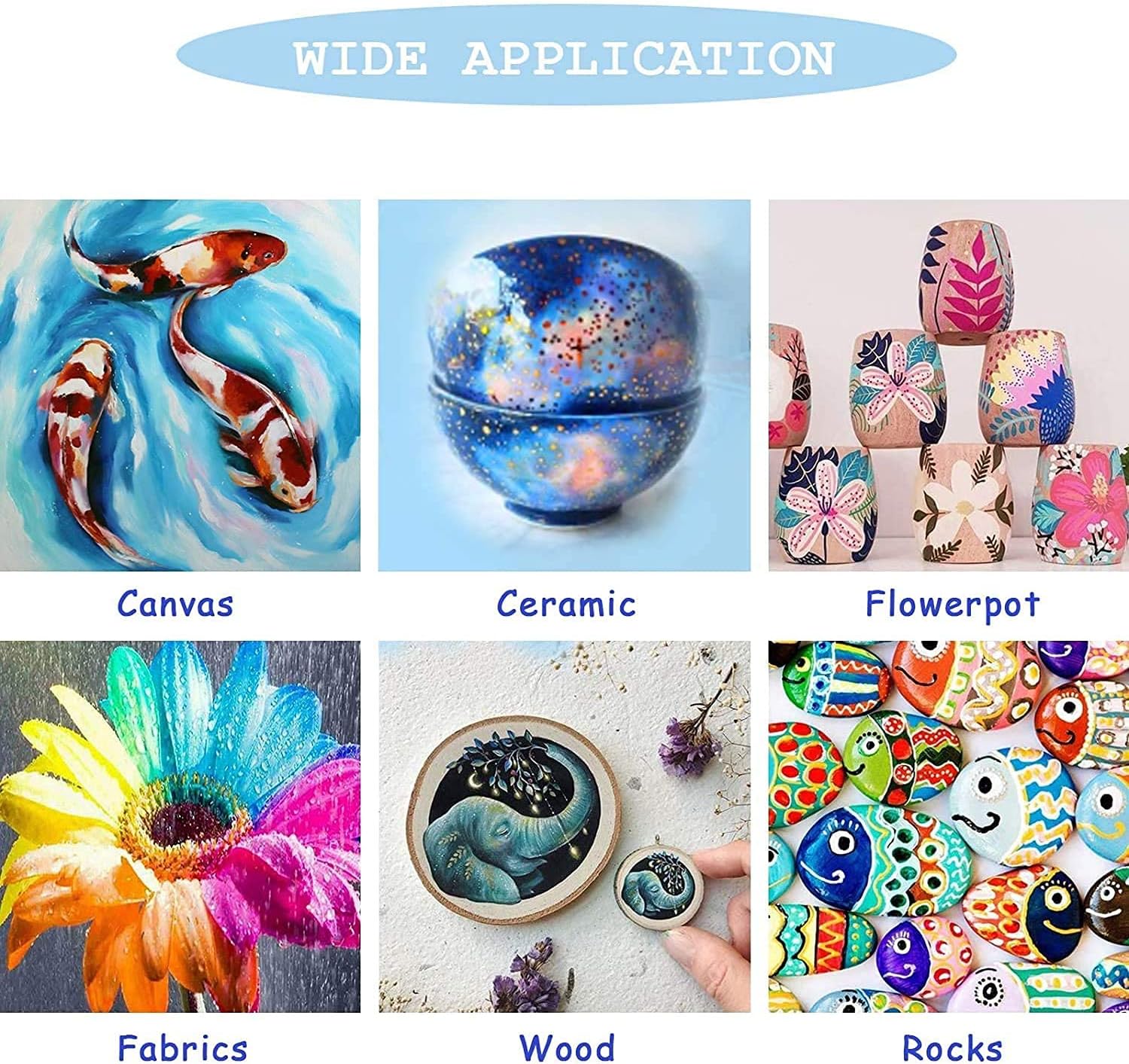 Thumbnail 5 de Acrylfarben Set 24×12 ml mit Pinsel 🎨