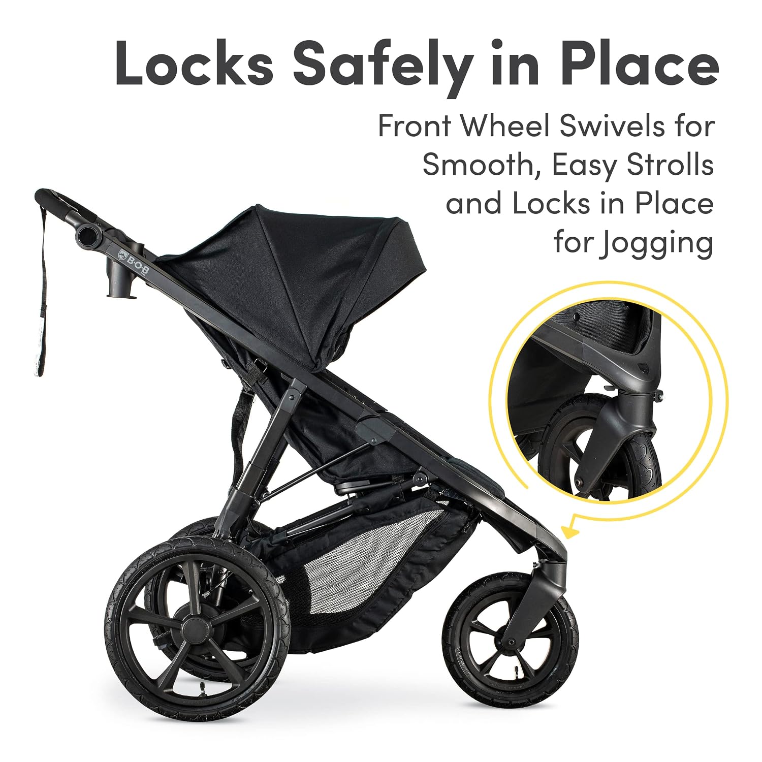 Detalle 2 de BOB Gear Wayfinder Jogging Stroller 75-lb capacity