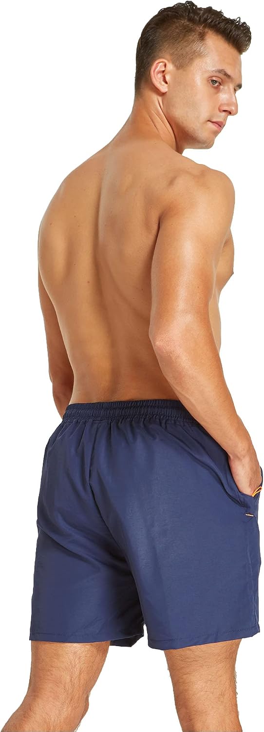 Detalle 2 de JustSun Mens Swim Shorts with Zip Pockets 1 Pack