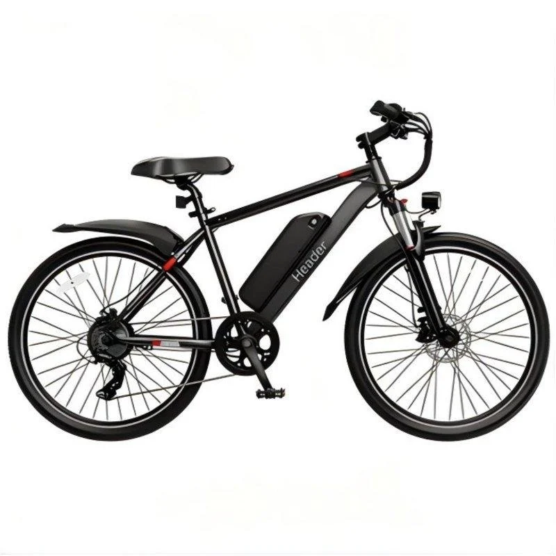 Detalle de Bicicleta Eléctrica Headeer BK1350: 500W, batería 48V 13,5Ah y 26" para urbano y ocio