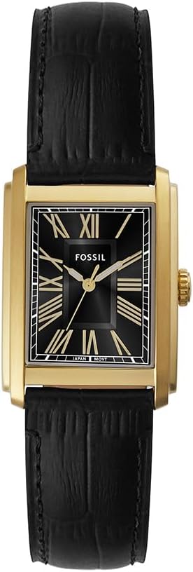 Detalle 2 de Fossil Carraway Herrenuhr, Quarz Dreihand mit Leder- oder Edelstahlband, blaues Zifferblatt