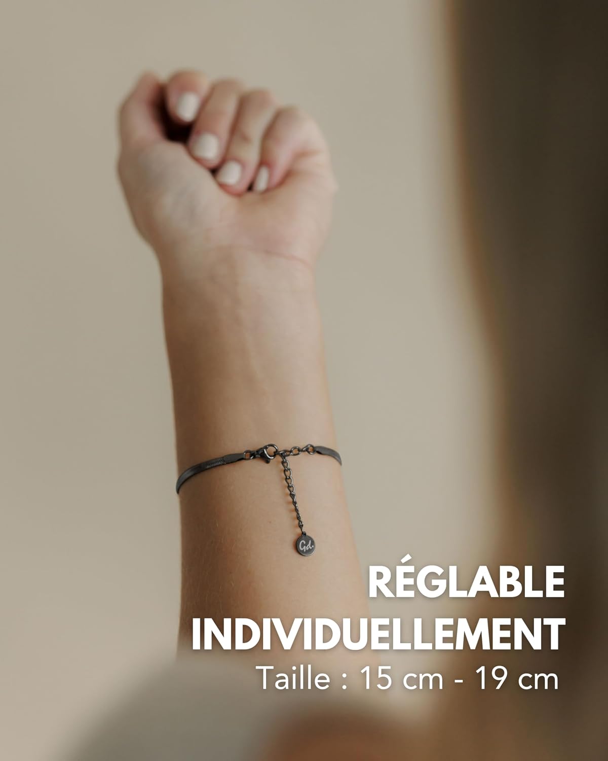 Detalle 2 de GD GOOD.designs EST. 2015 Bracelet serpent 3 mm đ§ż