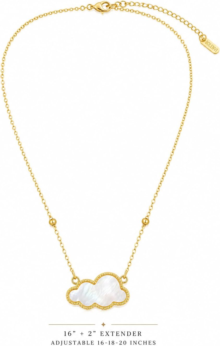 Detalle 2 de Bolenvi Mother-of-Pearl Pendant Necklace