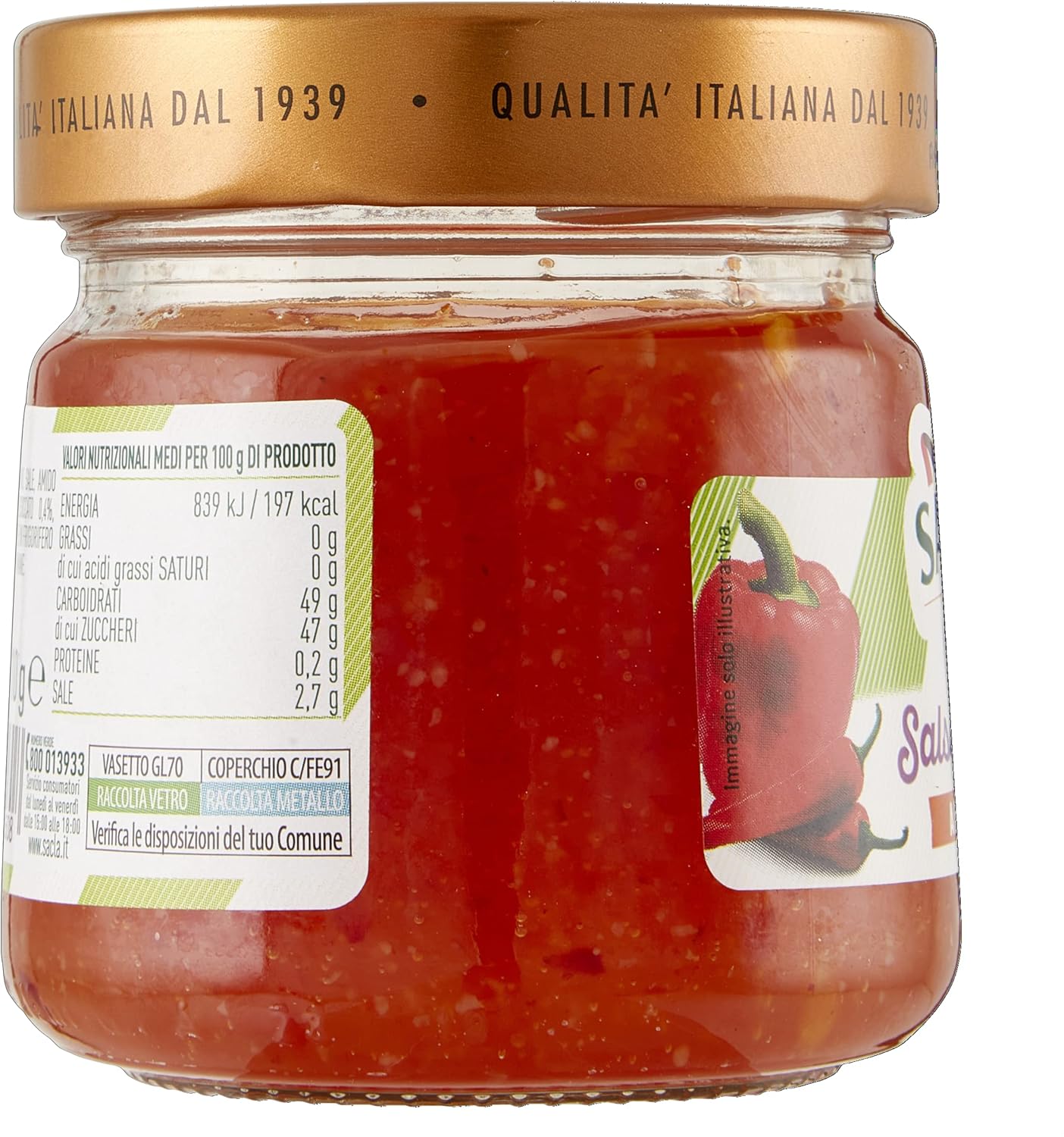 Detalle 2 de Saclà Salsa alla Thai 210g 🍽