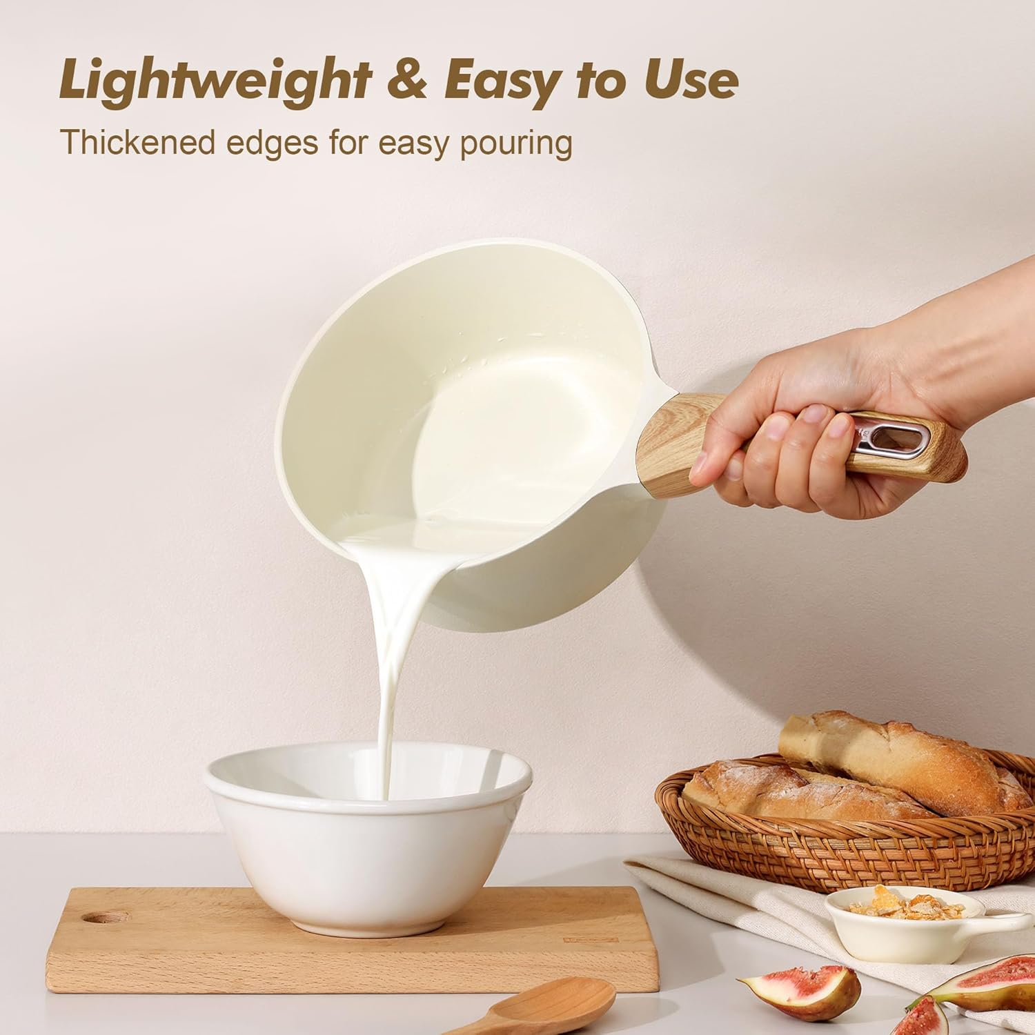 Thumbnail 5 de SENSARTE Ceramic Nonstick Sauce Pan 1.5 Quart