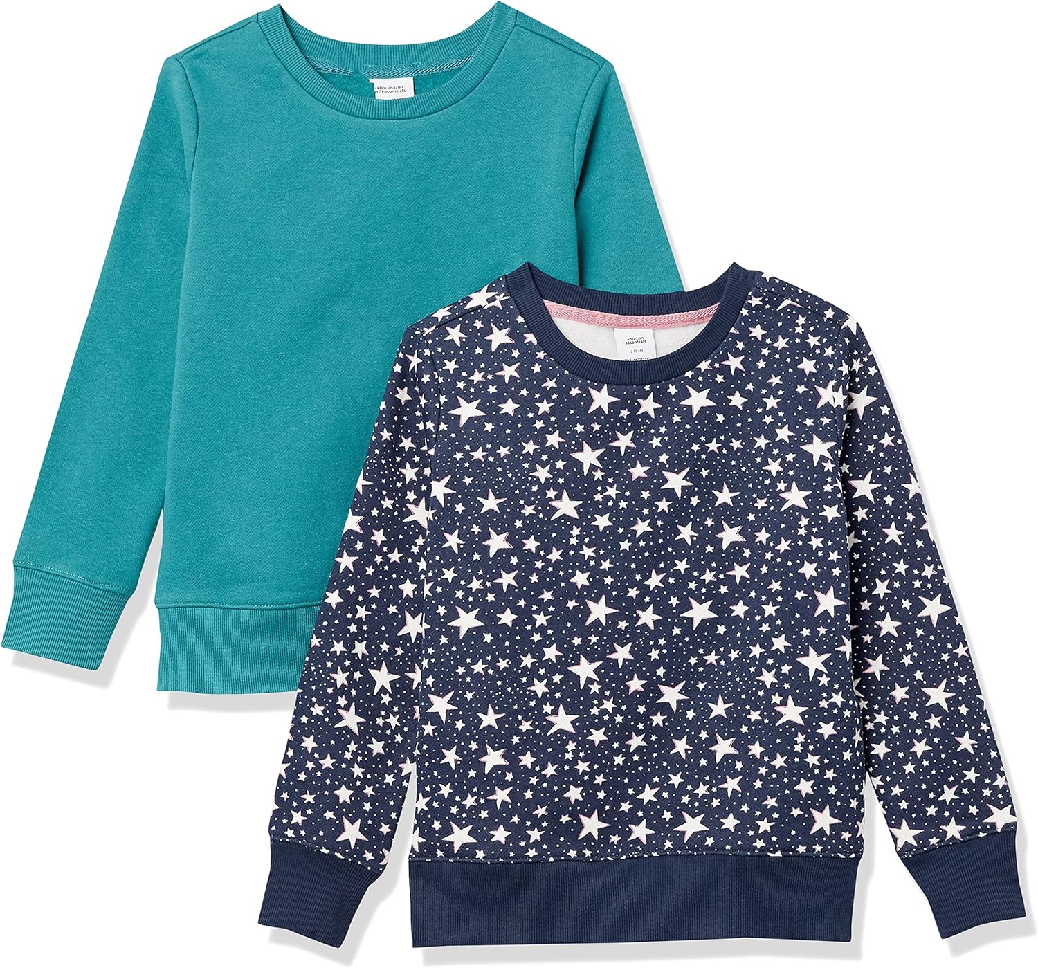 Thumbnail 4 de Amazon Essentials Girl's Fleece Crew-Neck Pullover Sweatshirt