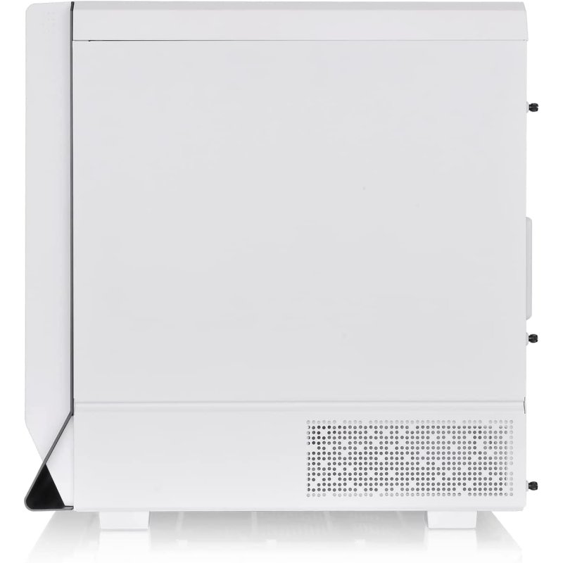 Detalle de Thermaltake Ceres 500 TG ARGB Snow: chasis semitorre con flujo de aire optimizado y ARGB