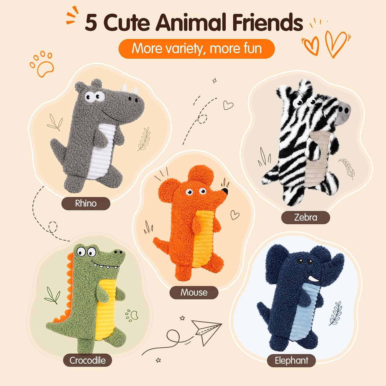Detalle de LAONOPS Dog Toys 5-Pack