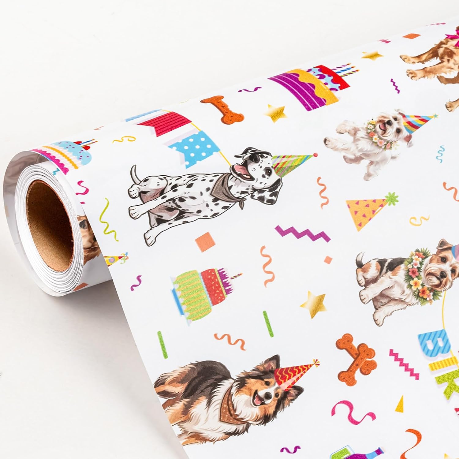 Thumbnail 6 de MAYPLUSS Gift Wrapping Paper Roll, 17 Inch x 16.5 Feet