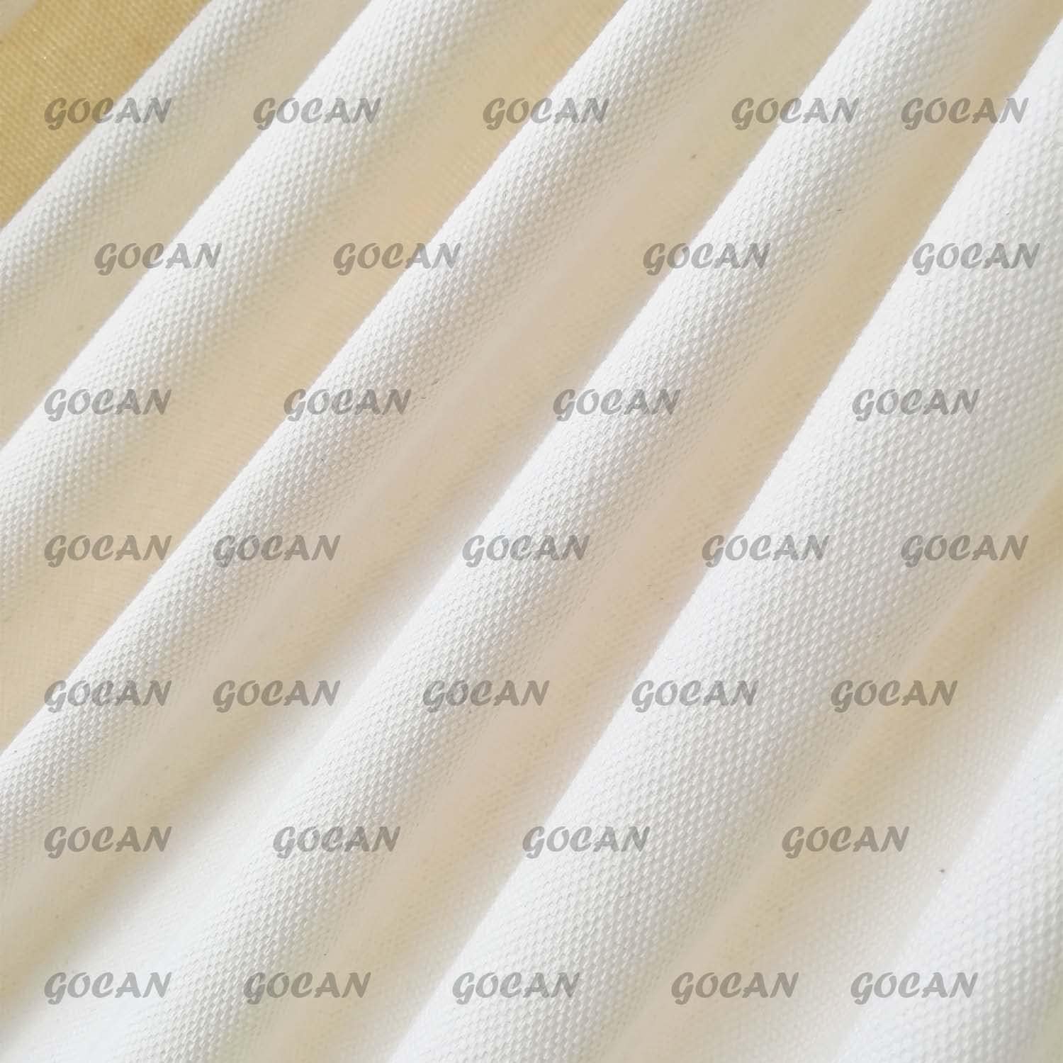 Detalle de GOCAN Brazilian Double Hammock for 2, Extra Large canvas cotton (Beige) – 220x150cm, 330cm total length, up to 300kg