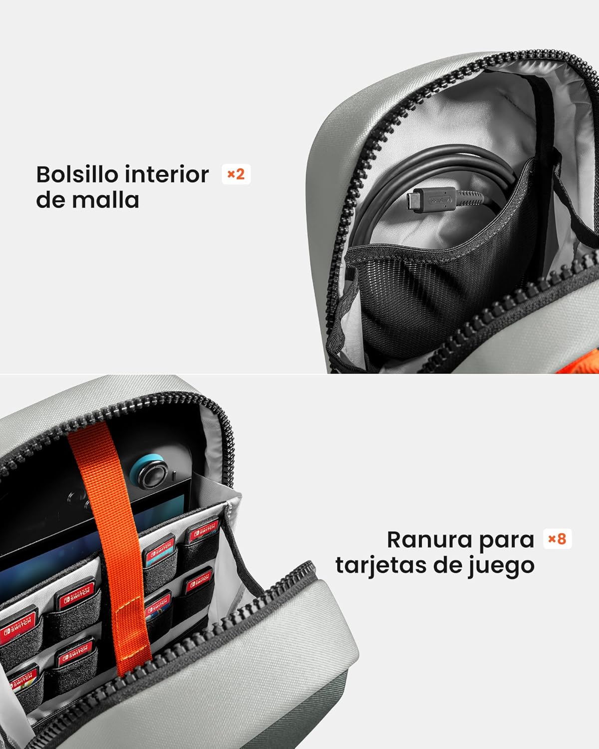 Thumbnail 5 de tomtoc Bandolera Sling Bag para Nintendo Switch 2 3L